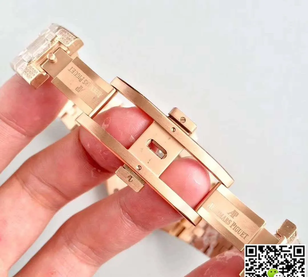 Audemars Piguet Royal Oak 67652OR.ZZ.1265OR.01 1:1 Best Edition Replica Watch Swiss ETA3120 Rose Gold Diamond